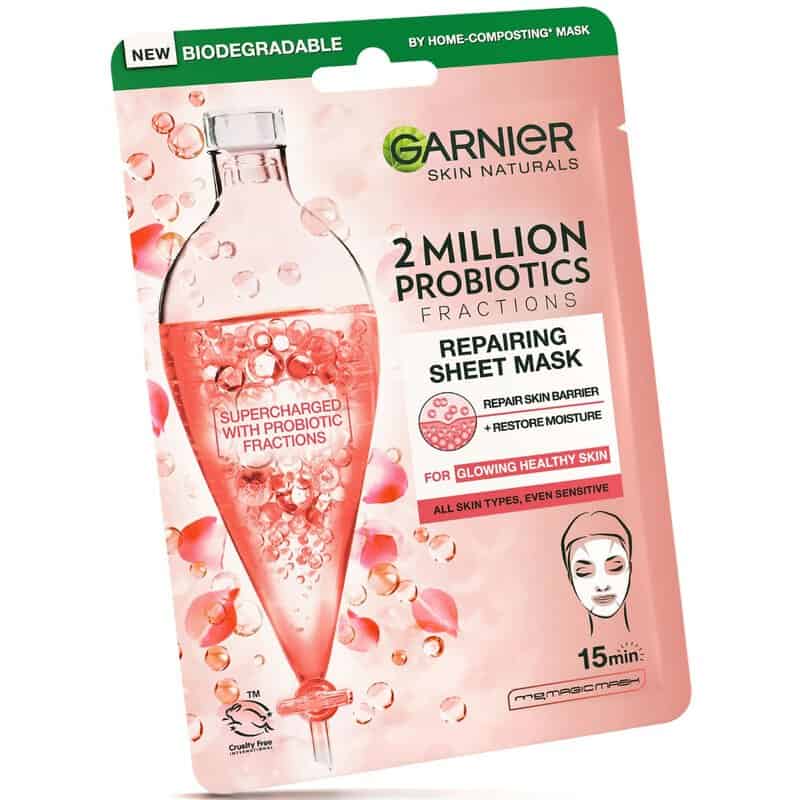 Masca servetel imbogatita cu 2 milioane de fractii probiotice Skin Naturals
