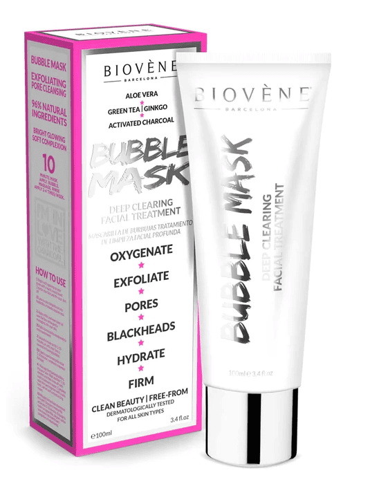 Masca spuma pentru fata Bubble Mask, 100ml, Biovene 1 Masca spuma pentru fata Bubble Mask