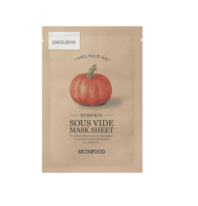Masca tip servetel pentru protectia barierei cutanate cu dovleac, 22g, Skinfood 1 Masca tip servetel pentru protectia barierei cutanate cu dovleac