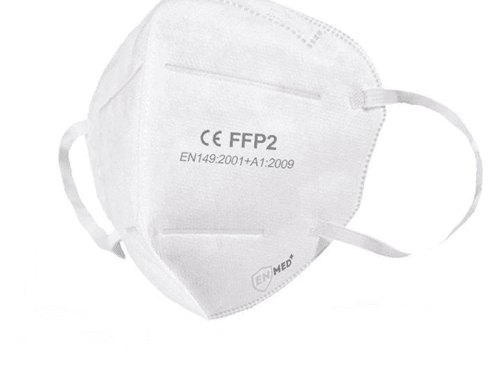Masti de protectie cu filtru pentru particule FFP2, 10 bucati, Enmed 1 Masti de protectie cu filtru pentru particule FFP2
