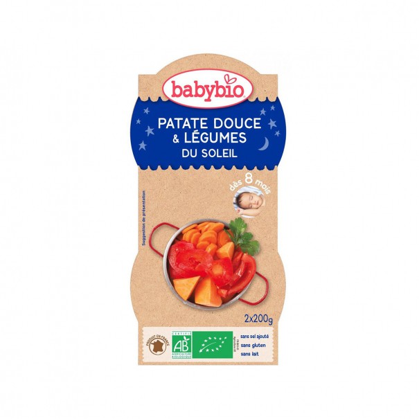 Meniu eco din cartofi dulci si legume +8luni