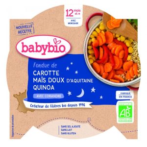 Meniu fondue de morcovi si porumb dulce cu quinoa Bio