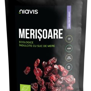Merisoare ecologice indulcite cu suc de mere