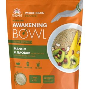 Mic dejun instant bio fara zahar cu mango si baobab