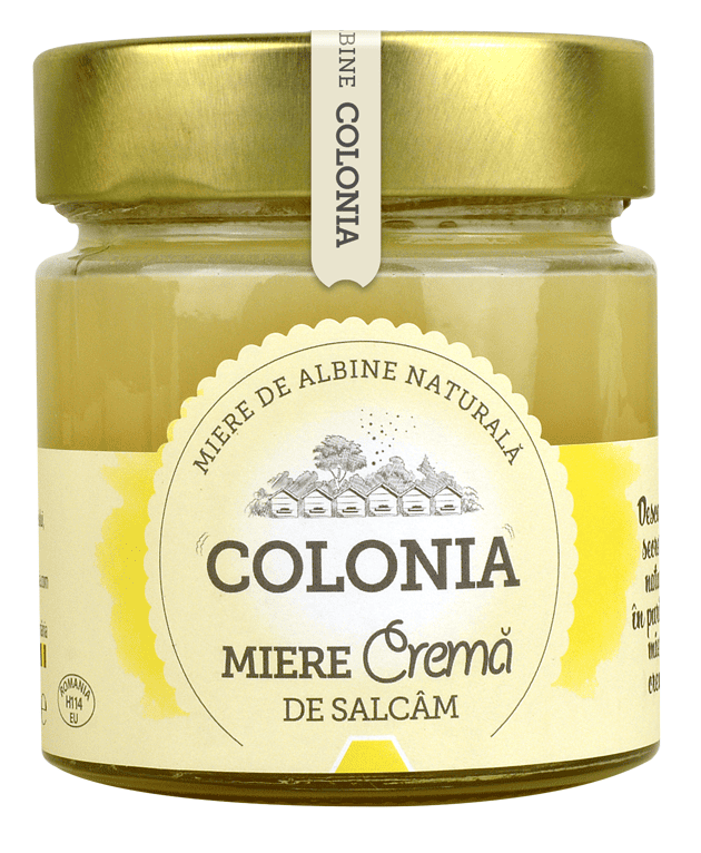 Miere crema de salcam, 270g, Colonia 1 Miere crema de salcam