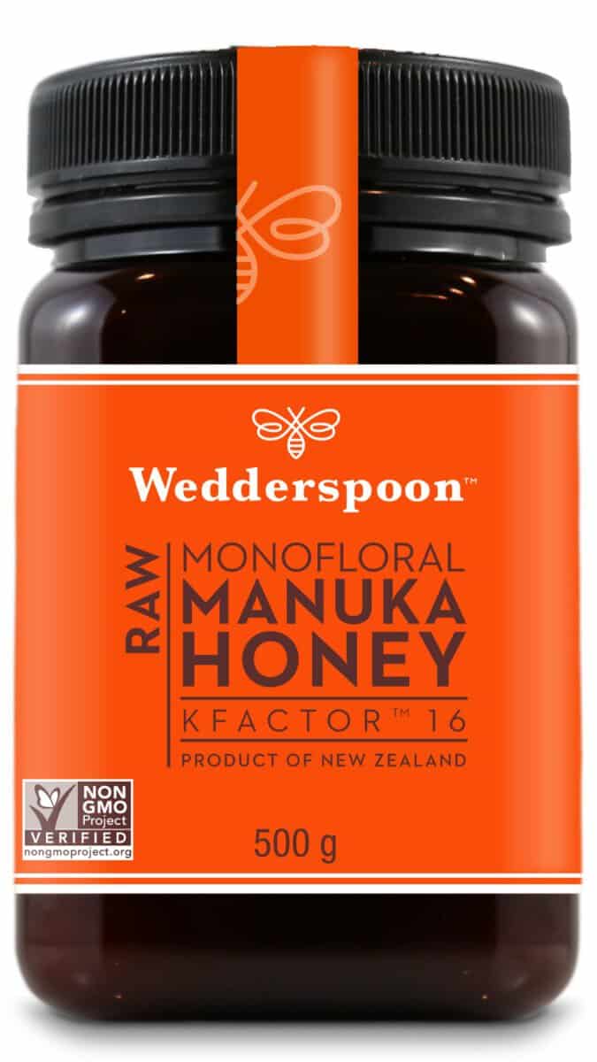 Miere de Manuka KFactor 16 Raw, 500g, Wedderspoon 1 Miere de Manuka KFactor 16 Raw