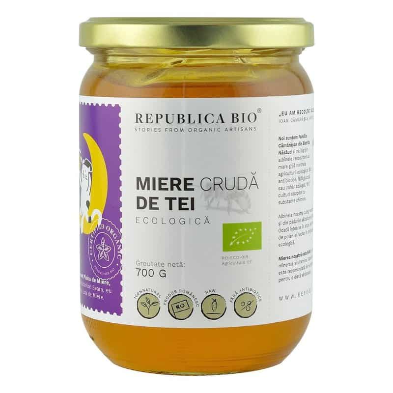 Miere de tei ecologica cruda