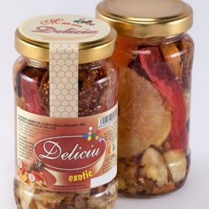Miere salcam cu fructe uscate nuci Deliciu 250g - JAJIN