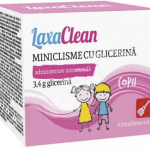 Miniclisme cu glicerina pentru copii LaxaClean