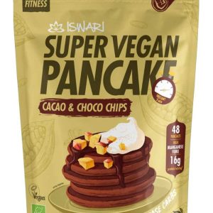 Mix pentru clatite Super Vegan bio cacao si chipsuri de ciocolata