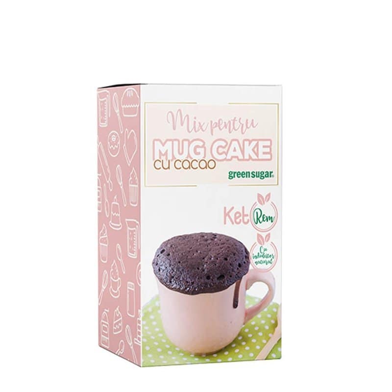 Mug cake keto cu cacao