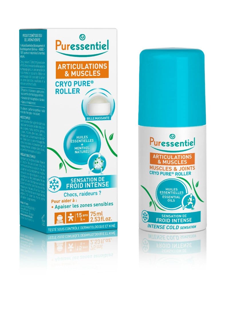Muscle & Joints roller cu efect racoritor, 75ml, Puressentiel 1 Muscle & Joints roller cu efect racoritor