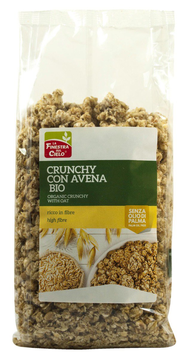 Musli crocant cu ovaz Bio, 375g, La Finestra Sul Cielo 1 Musli crocant cu ovaz Bio
