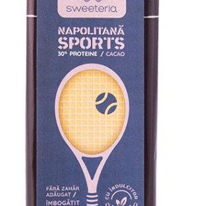 Napolitane Sports cu 30% proteine cacao indulcitor