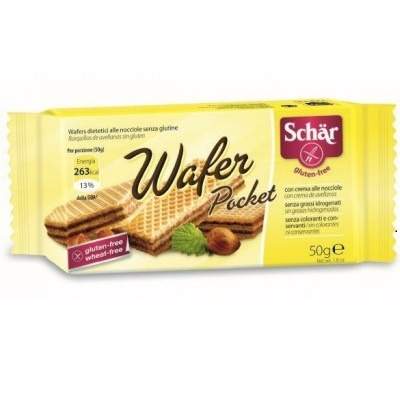 Napolitane cu alune fara gluten Wafer Pocket