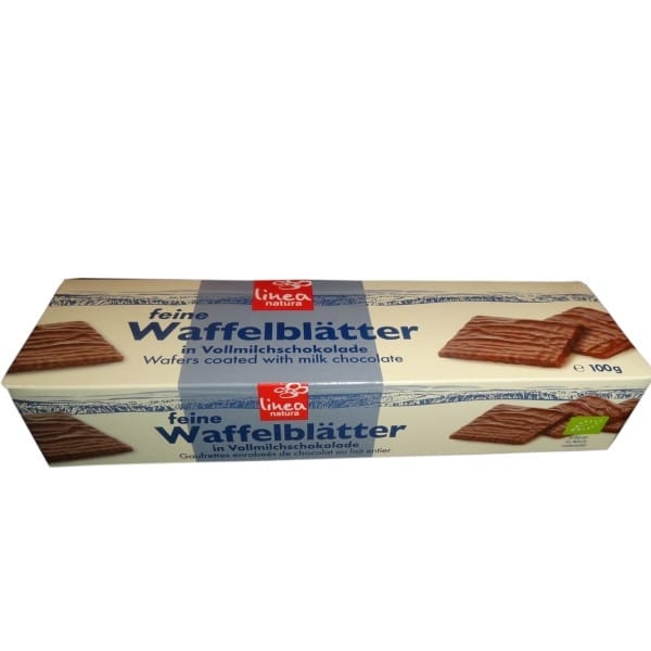 Napolitane fine trase ciocolata lapte 100g - LINEA NATURA