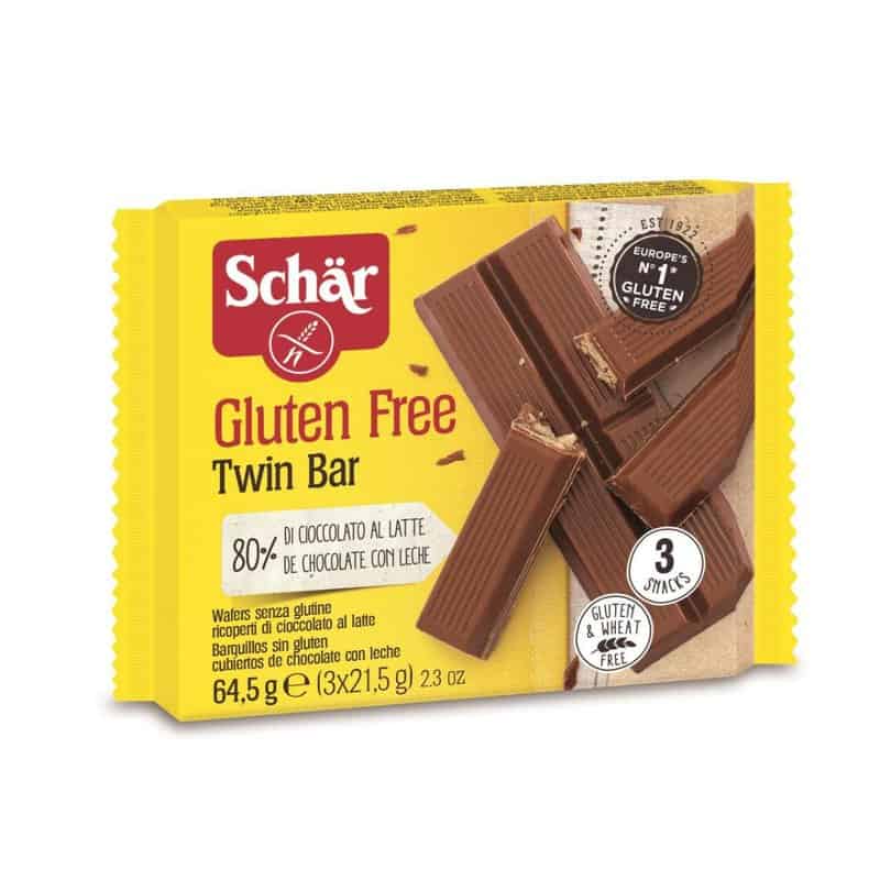 Napolitane invelite in ciocolata fara gluten Twin Bar