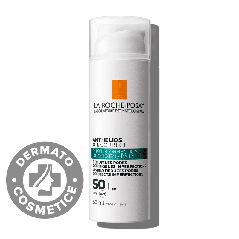 Oil Correct crema cu protectie solara SPF 50+ cu efect anti-imperfectiuni pentru ten gras Anthelios