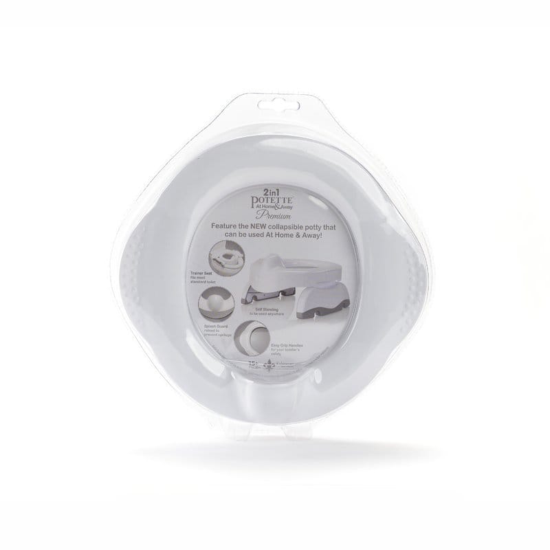 Olita portabila pliabila 2 in 1 15+ luni Alba