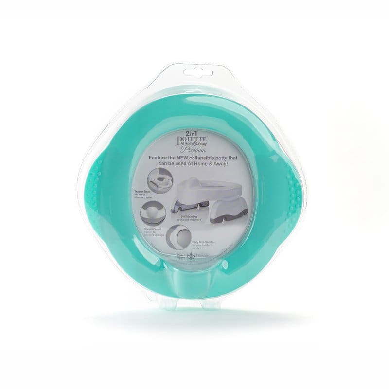 Olita portabila pliabila 2 in 1 Premium 15+ luni Teal