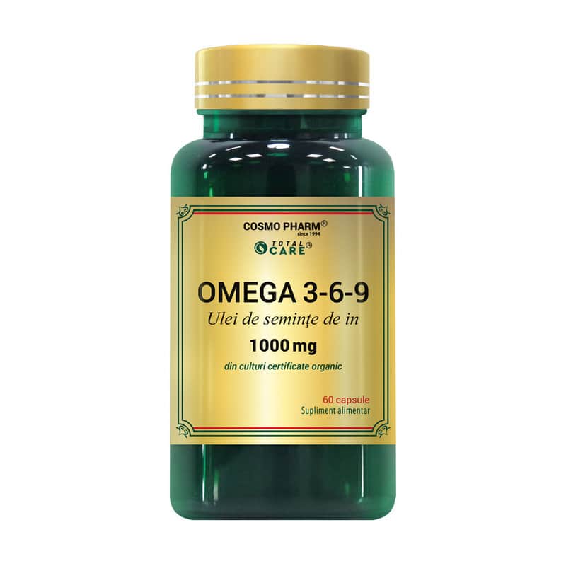 Omega 3-6-9 Ulei seminte de in 1000mg