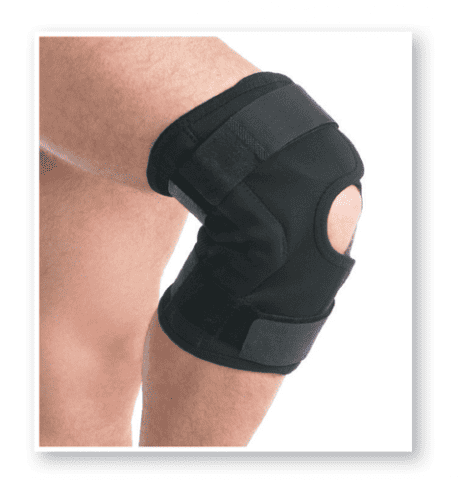 Orteza de genunchi pentru perioada post-operatorie 6303, 34-42cm, S/M, Negru, Medtextile 1 Orteza de genunchi pentru perioada post-operatorie 6303