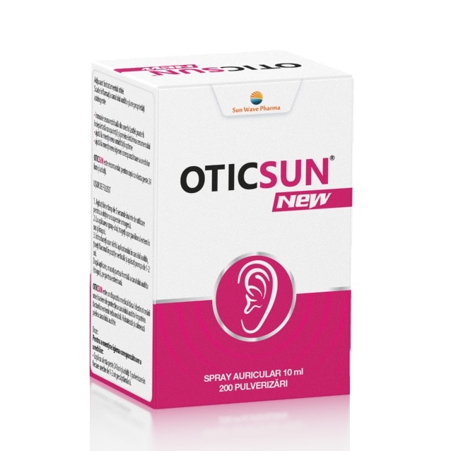 Oticsun spray auricular, 10ml, Sun Wave Pharma 1 Oticsun spray auricular