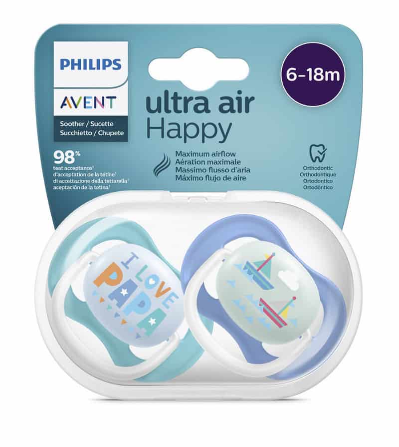 PHILIPS AVENT SCF080/03 SUZETE ULTRA AIR 6-18 LUNI, DESIGN TEXT, BAIETI X 2 BUC 1 PHILIPS AVENT SCF080/03 SUZETE ULTRA AIR 6-18 LUNI