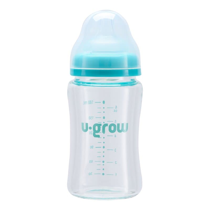 Pachet Biberon de sticla 180ml + Tentine 2 bucati