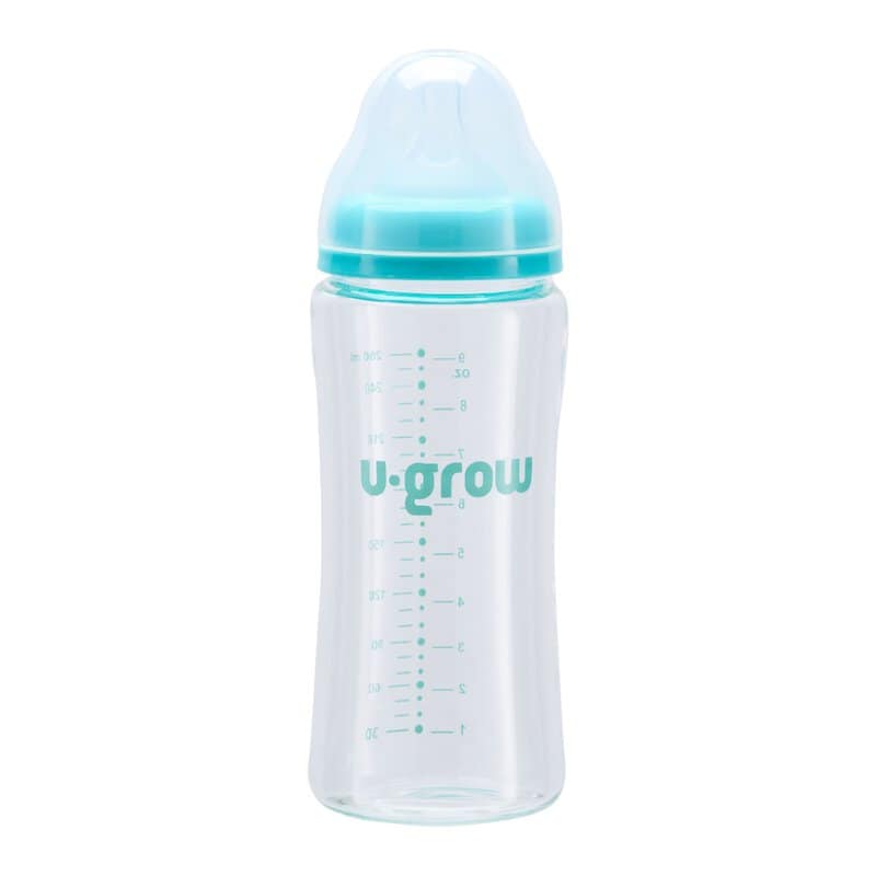 Pachet Biberon de sticla 260ml + Tentine 2 bucati