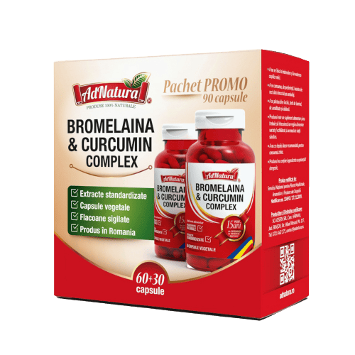 Pachet Bromelaina si Curcumin complex