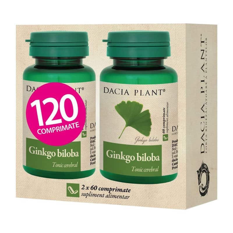 Pachet Ginko biloba 1 + 1 Gratuit