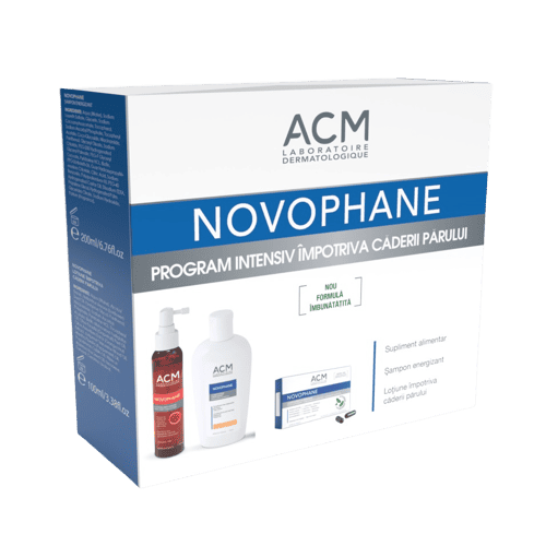 Pachet Sampon 200ml + Lotiune 100ml + Capsule 60 comprimate Novophane