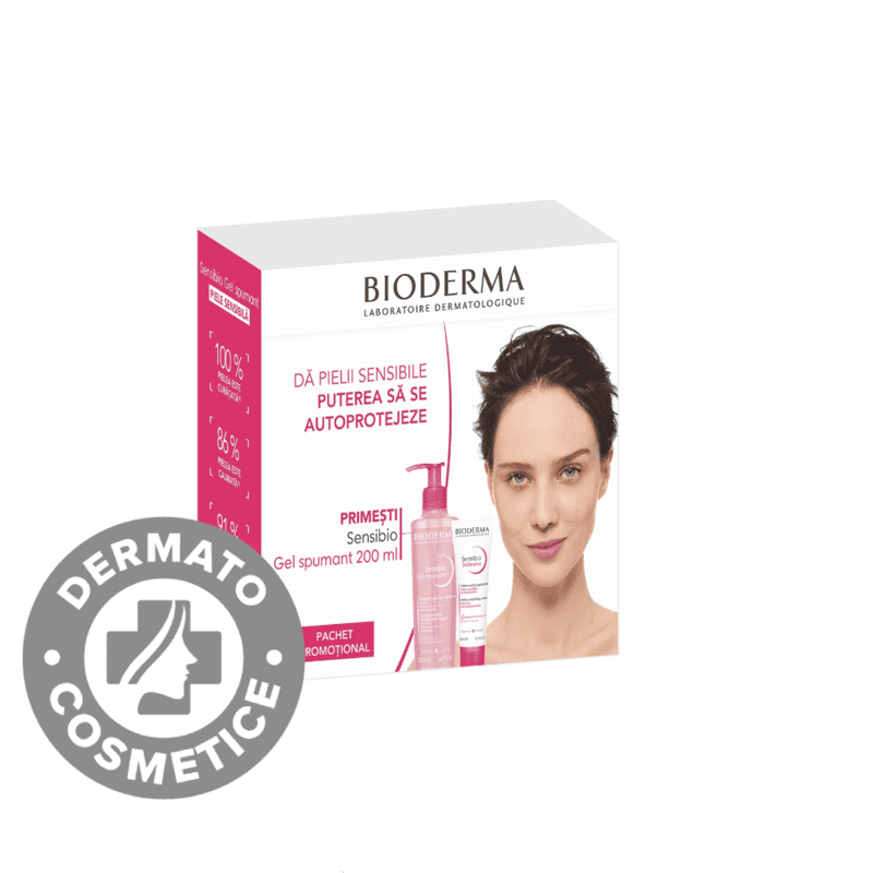 Pachet Sensibio Crema Defensive 40ml + Gel spumant 200ml Gratuit