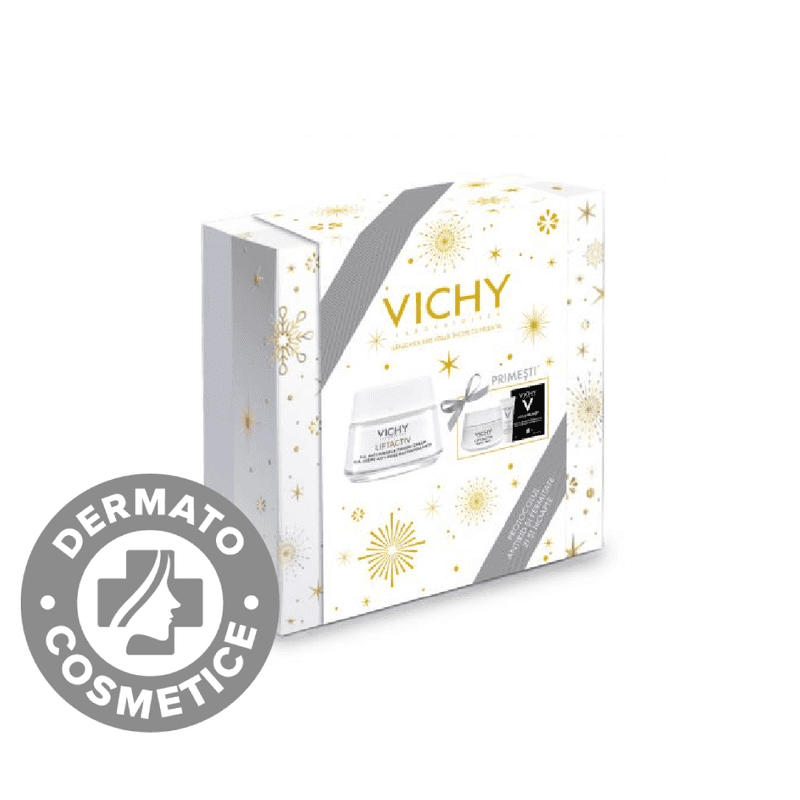 Pachet XMAS 2023 Liftactiv Supreme Crema de fata antirid pentru ten uscat 50ml + Cadou Liftactiv Crema de noapte