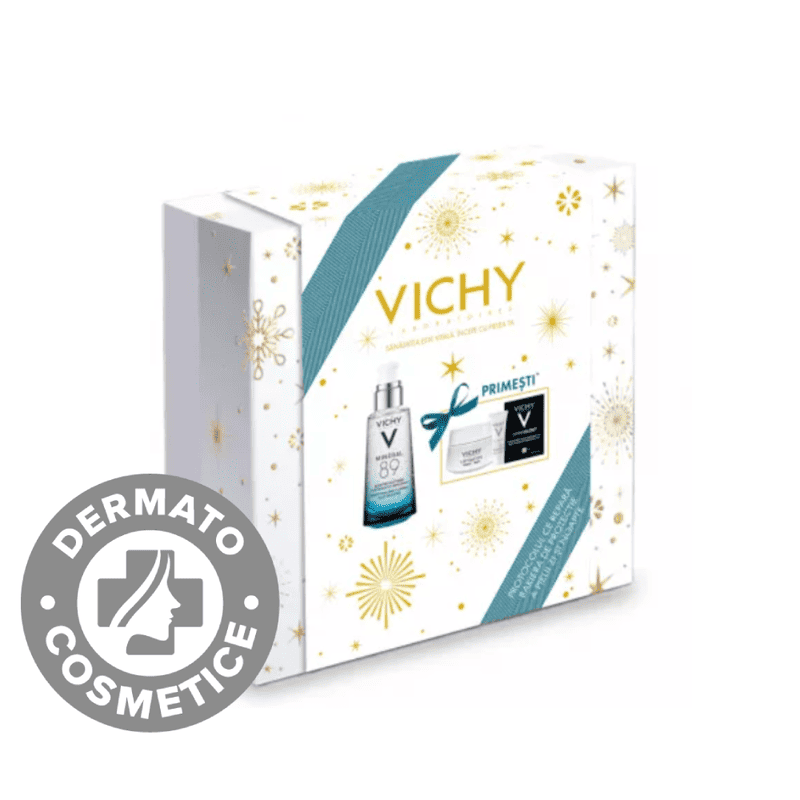 Pachet XMAS 2023 Mineral 89 Gel Booster 50ml + Cadou Liftactiv Crema de noapte 15ml