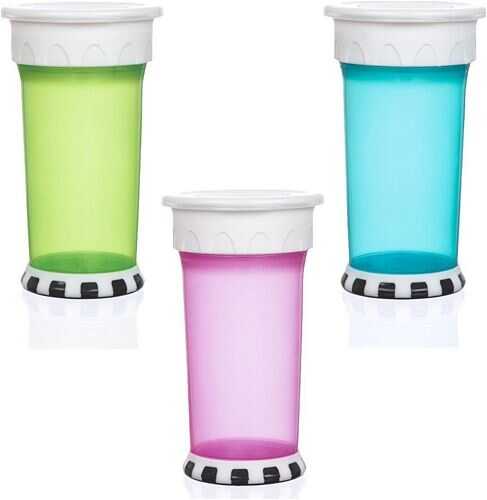 Pahar cu capac magic pentru +9 luni 505, 360ml, Bebe D' Or 1 Pahar cu capac magic pentru +9 luni 505