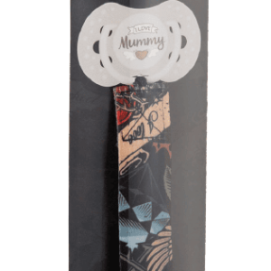 Panglica cu clips pentru suzeta I Love