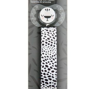 Panglica cu clips pentru suzeta Salt&Pepper