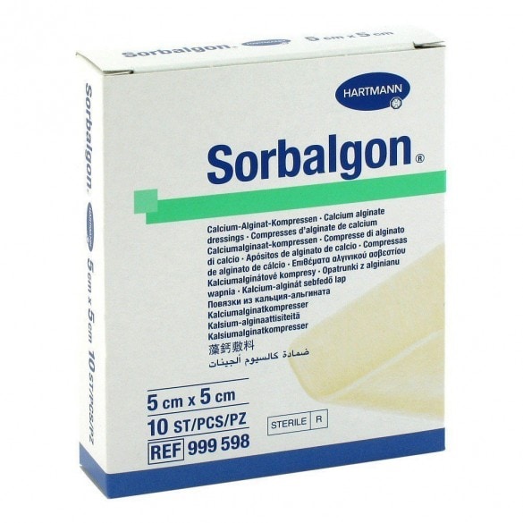 Pansament Sorbalgon 5x5 cm