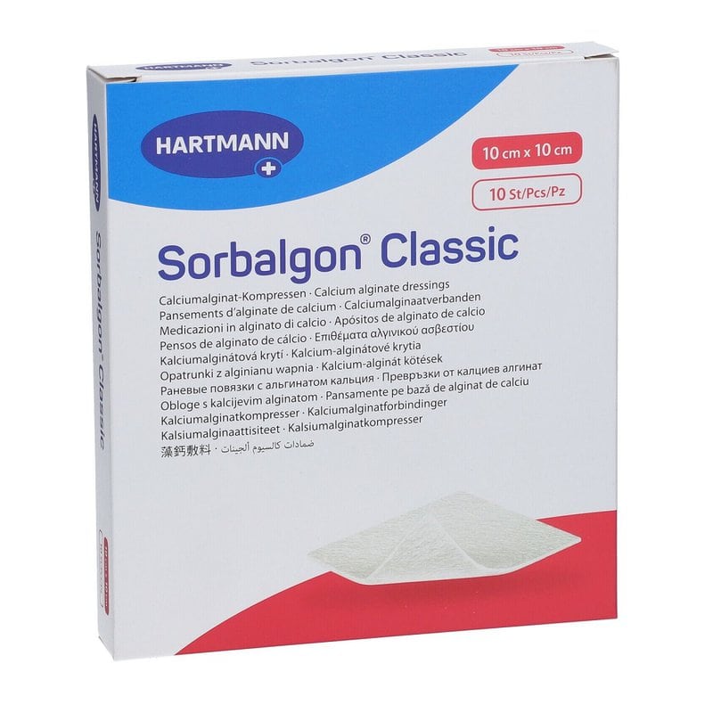 Pansament Sorbalgon Classic 10x10 cm