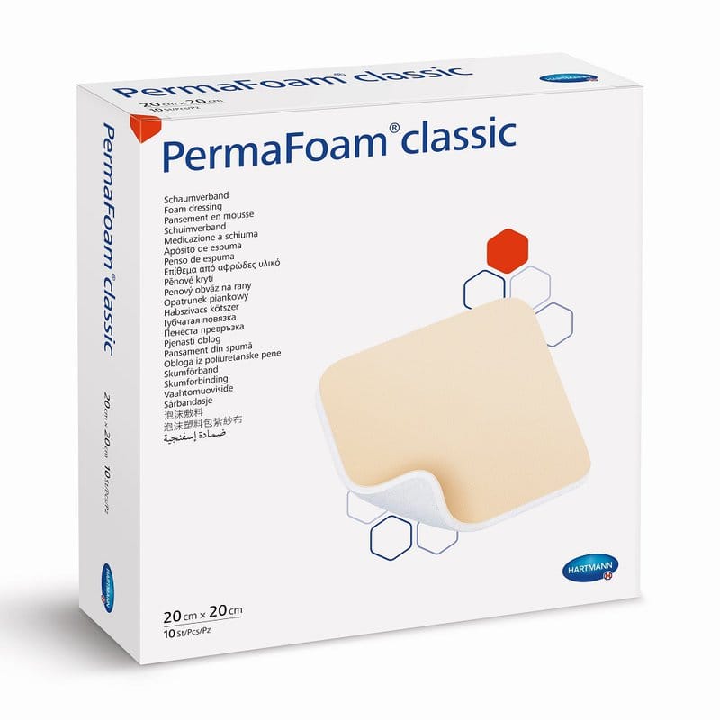 Pansament din spuma Permafoam Classic 20 x 20cm