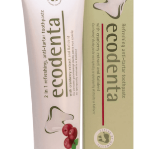 Pasta de dinti 2 in 1 anti-tartru si efect racoritor cu extracte de coacaze si kalident