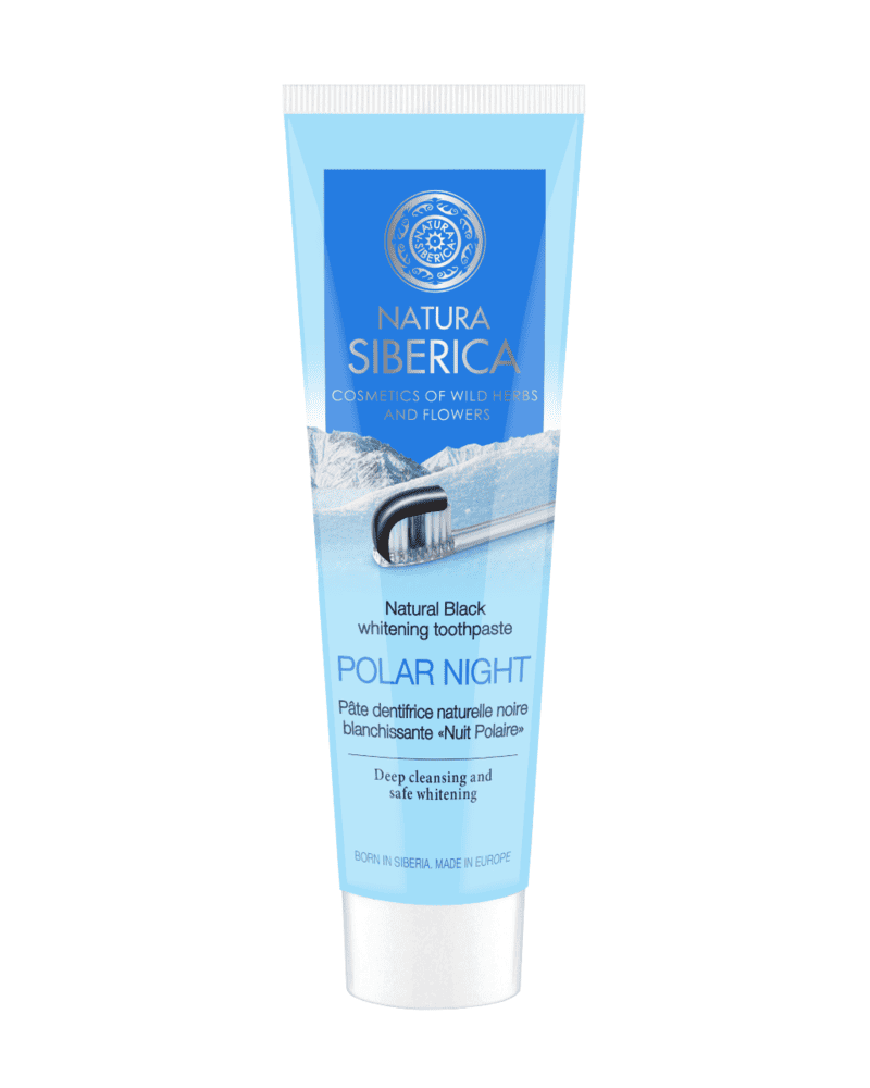 Pasta de dinti Whitening Polar Night, 100g, Natura Siberica 1 Pasta de dinti Whitening Polar Night