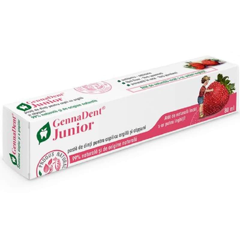 Pasta de dinti cu capsuni GennaDent Junior