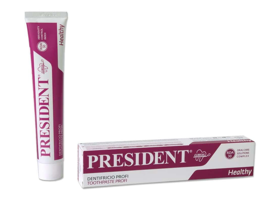 Pasta de dinti cu chlorhexidine Profi, 75ml, President 1 Pasta de dinti cu chlorhexidine Profi