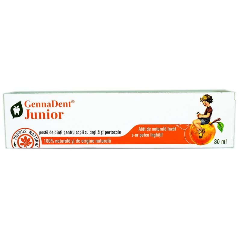 Pasta de dinti cu portocale GennaDent Junior