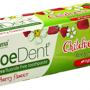 Pasta dinti aloe vera copii fara fluor AloeDent 50ml - OPTIMA HEALTH