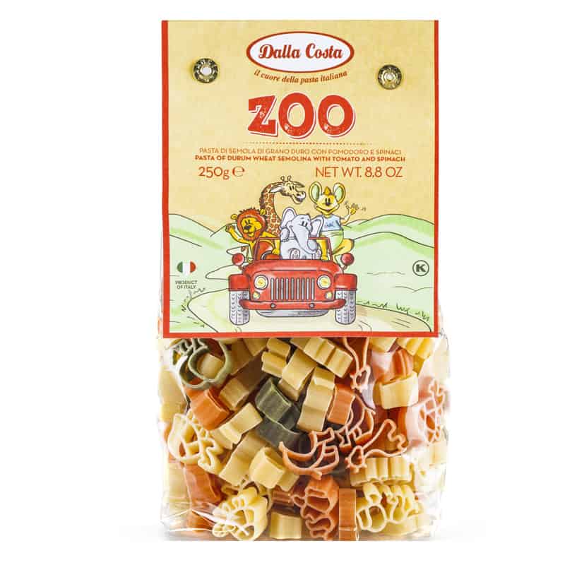 Paste din grau dur tricolore Zoo Bio