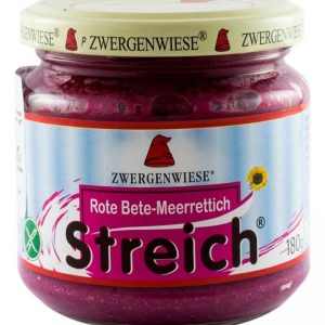 Pate vegetal fl soarelui sfecla rosie hrean 180g - ZWERGENWIESE